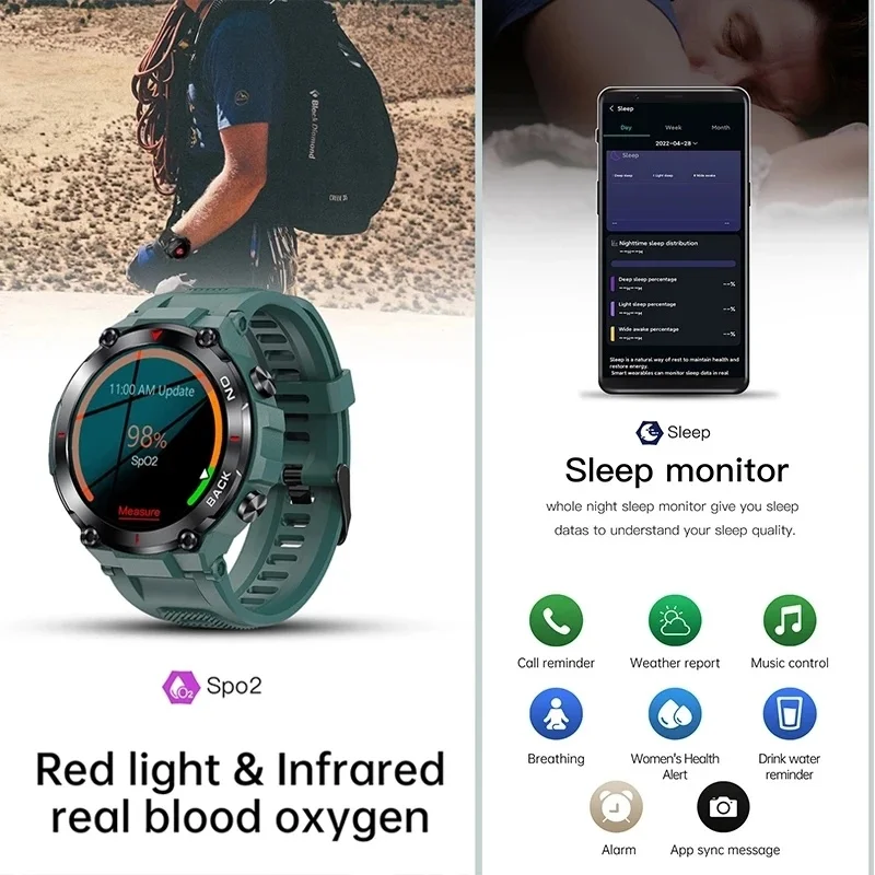 2023 Nový GPS Smart Hodinky Športové Fitness Náramok Hovor Pripomienka Tepovej frekvencie, Vodotesný IP68 Smartwatch Pre Mužov Android IOS Hodinky4