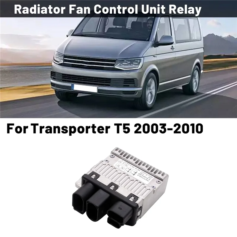 Auto Chladiča Ventilátor riadiaca Jednotka Relé pre-Volkswagen Transporter T5 2003-2010 7H0919506D3