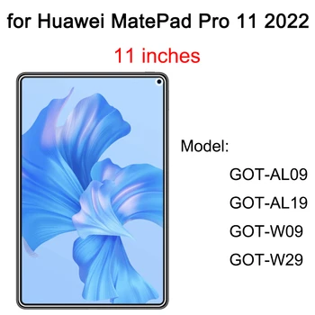 2 KS HD Poškriabaniu Dôkaz Tvrdeného Skla Screen Protector Pre Huawei MatePad Pro 11 2022 DOSTAL-AL09 AL19 W09 W29 Ochranné Sklo