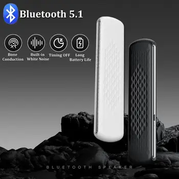 2023 Nové Bluetooth Reproduktor Kostné Vedenie Bezdrôtový Stereo Soundbar Pod Vankúš Music Box Postavený-v Biely Šum Zlepšenie Spánku