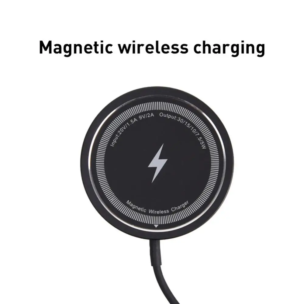 15w Prenosné Bezdrôtové Nabíjanie Pre Smart Telefón Hliníkovej Zliatiny Bezdrôtovú Nabíjačku Telefónu Bezdrôtová Nabíjačka Pre Apple Iphone Magnetické3