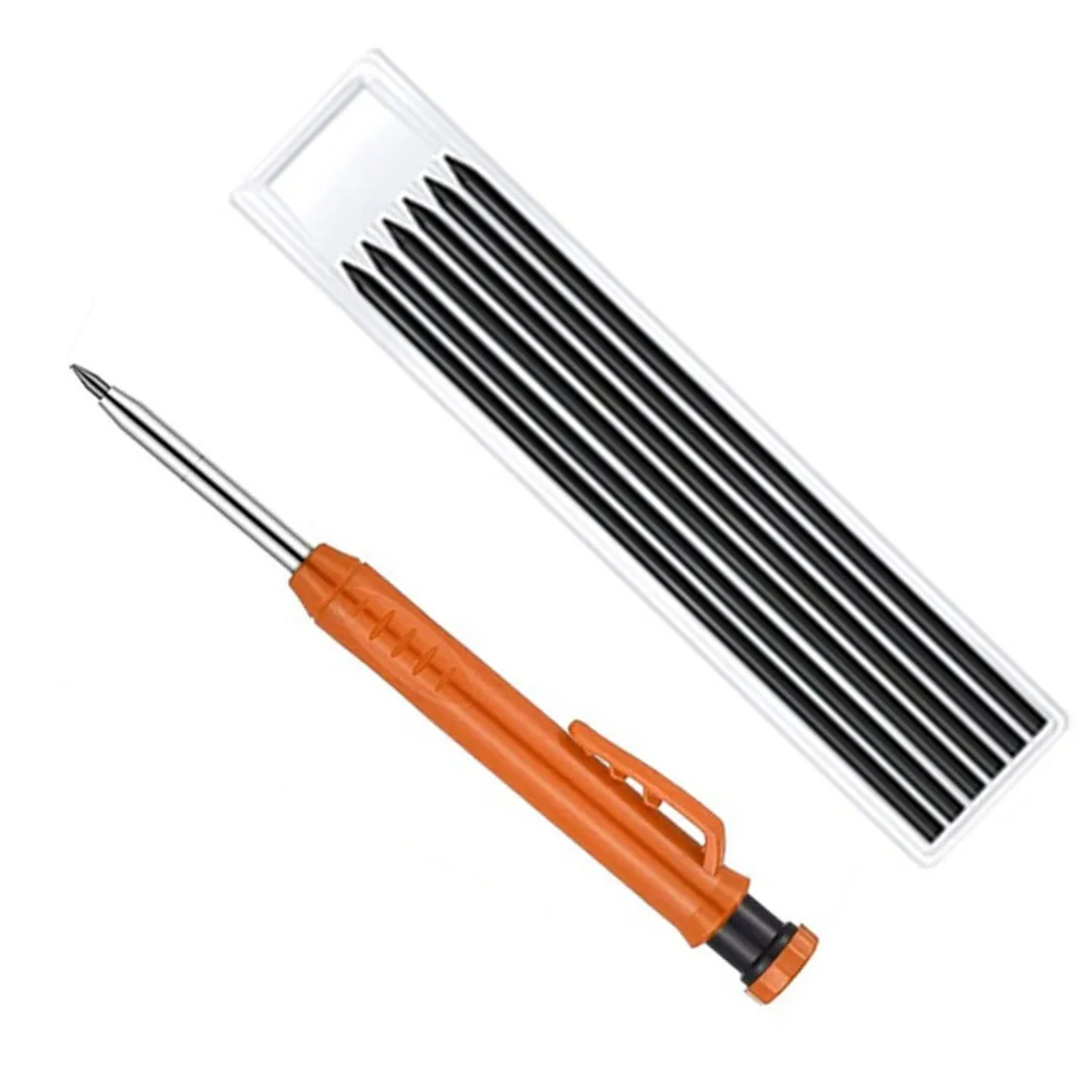 Pevné Tesár Ceruzka Set, Mechanické Ceruzky, 3 Farby Náplň Tesárske Označenie Scriber Stavebné Nástroje Drevoobrábacích Nástrojov1