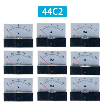 44C2 DC µA 50UA 100UA 200UA 300UA 500UA Analógový Panel Ukazovateľ typ DC ammeter 44C2-mechanický merač ammeter
