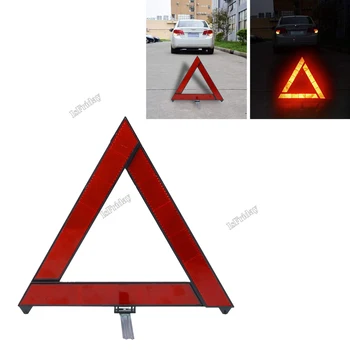 Auto Núdzové Členenie Výstražný Trojuholník Červené Reflexné Bezpečnostné riziko Auto Statív Zložené Stop Sign Reflektor reflectante
