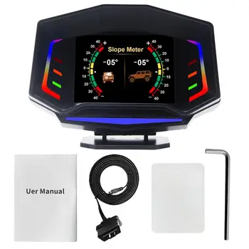 Hud Rýchlomer Univerzálny Auto HUD Head Up Displej Digitálny Auto HUD Head-Up Display Duálny Režim OBD2/GPS čelné Sklo Projektor S