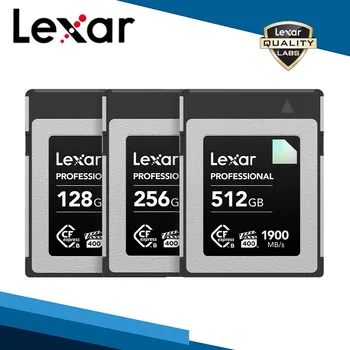 Lexar Professional CFexpress Typ B Pamäťovú Kartu DIAMOND Series 128GB 256 GB 512 gb diskom SUROVÉ 8K Video VPG400 Video CF Express pre Kameru