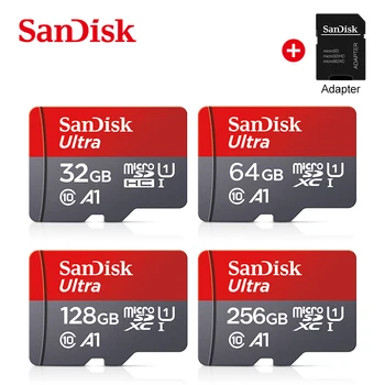 Micro SD Karta SanDisk 512 gb diskom 256 GB 128 GB 64 GB A1 C10 TFcard USB Flash 32GB Pamäťovú Kartu 100MB/S Microsd Pre SD Adaptér Originál