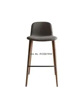 Nordic masívneho dreva bar stoličky dánsky dizajnér bar stoličky moderný jednoduchý American Bar Stolička Vysoká Stolička na recepcii stoličky