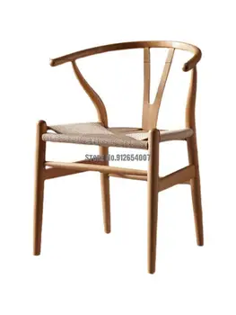 Nordic masívneho dreva ratan y stoličky voľný čas jedálenské stoličky domácnosti, lakťová opierka jednoduché moderné nová Čínska čajovňa stoličky štúdia stoličky