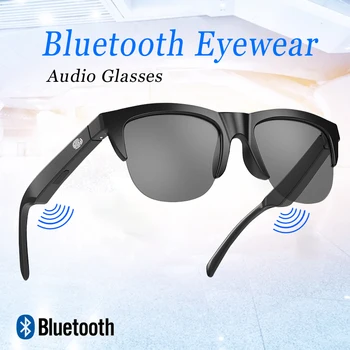 Nové F06 inteligentné okuliare bluetooth slúchadlá a okuliare s Vysokým rozlíšením UV ochrany Touchbutton truecolor HIFI kvalite zvuku TWS