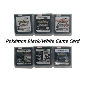 Pokémon 3DS/NDS Hra Karty Čierna/Biela Karta Čierna 1/Biele, 1 Čierne 2/White 2 Hra Karty Darček Výzvou Charakter （R4）