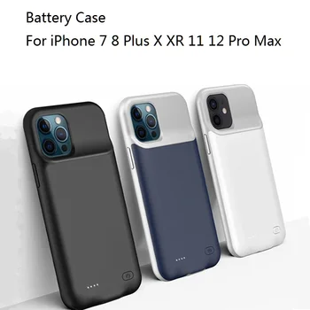 Pre IPhone 6 6 7 8 Plus X XS Max XR SE 2020 Nabíjačka Prípadoch Napájania Banka pre IPhone 11 12 Pro Max Extenal Batérie PowerBank