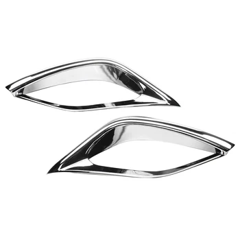 Pre Toyota Highlander 2020 2021 2022 ABS Chrome Zadné Hmlové Svetlo Lampy Kryt Výbava Foglight Rám Rám Dekorácie