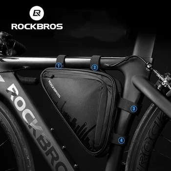 ROCKBROS Bicykel Bicykel Predné Rám Trojuholník Bag Ultra-light Tube Malé Paketové Repair Tool Puzdro na Bicykli Vonkajšie Športové Príslušenstvo