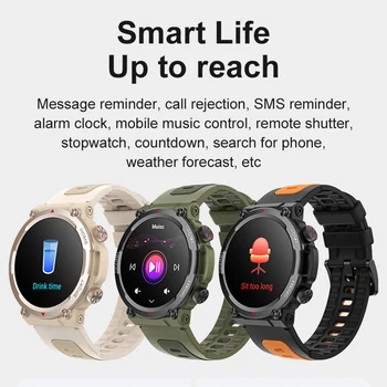 S56T Smart Hodinky plne Dotykový Displej Módne Smartwatch Bluetooth-kompatibilné Hovor Vodotesný pre Bussiness Športy