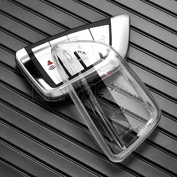 Transparentné Tpu Kľúča Vozidla puzdro pre Bmw F20 G20 G30 X1 X3 X4 X5 G05 X6 X7 G11 F15 F16 G01 G02 F48 Príslušenstvo Držiak Shell