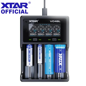 XTAR Smart USB C 18650 Battey Nabíjačku QC3.0 Rýchle Nabitie, Nabíjateľná LI-ion Batéria 18700 20700 26650 21700 AAA AA Nabíjačku VC4SL