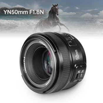 YONGNUO Objektívy fotoaparátov YN 50mm F/1.8 Auto Focus Veľké Clona pre Nikon DSLR